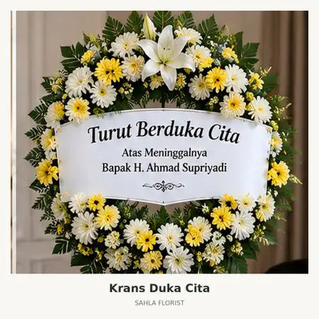 Krans Bunga Duka Pangkal Pinang